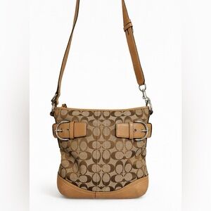 Coach Signature Buckle Shoulder Bag